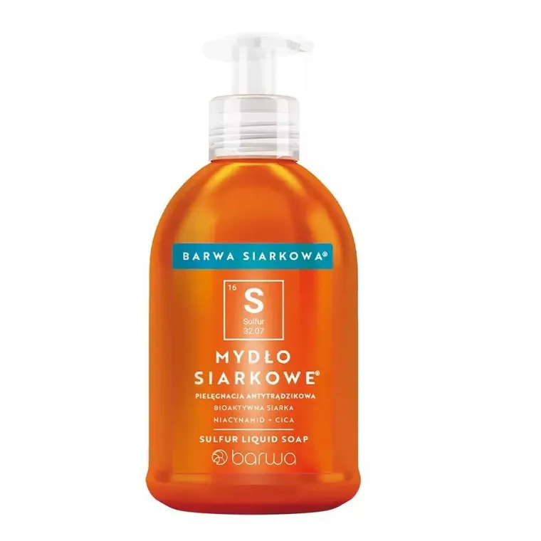 Barwa, mydło siarkowe w płynie, 300 ml