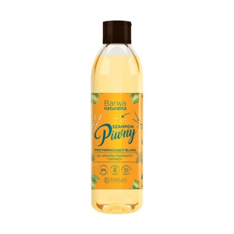Barwa, Naturalna, piwny szampon do włosów matowych i cienkich, 300 ml