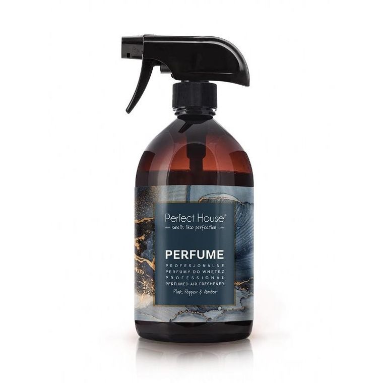 Barwa, Perfect House Perfume, profesjonalne perfumy do wnętrz, pink pepper & amber, 500 ml