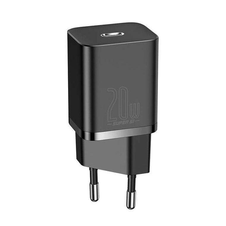 Baseus Ładowarka Sieciowa Quick Charger 20w, czarna