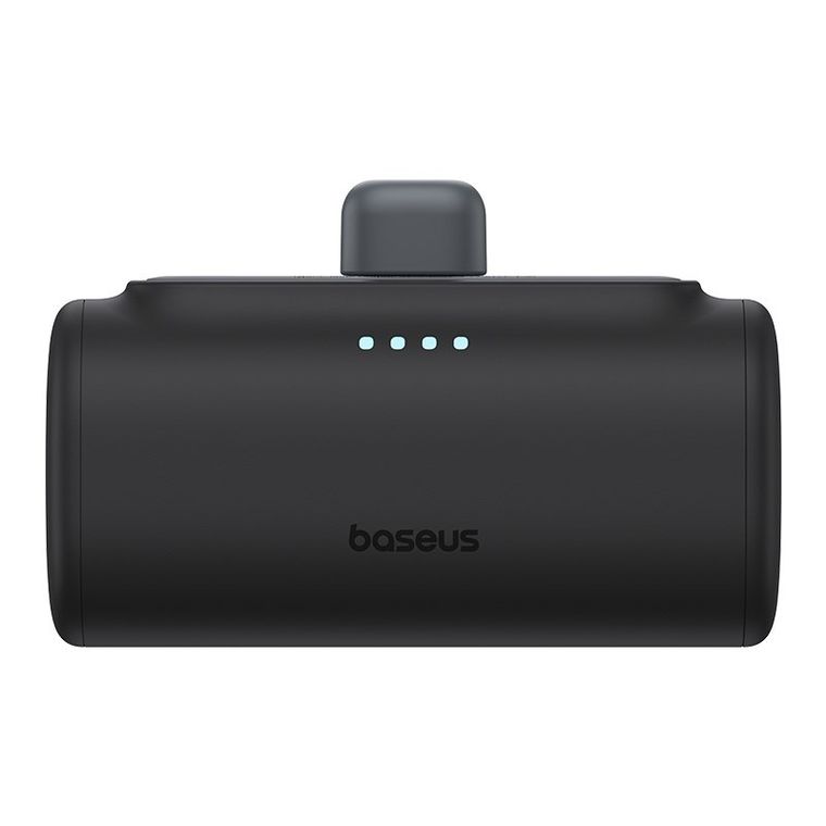 Baseus, powerbank, Compact, 5000mAh, USB-C, czarny