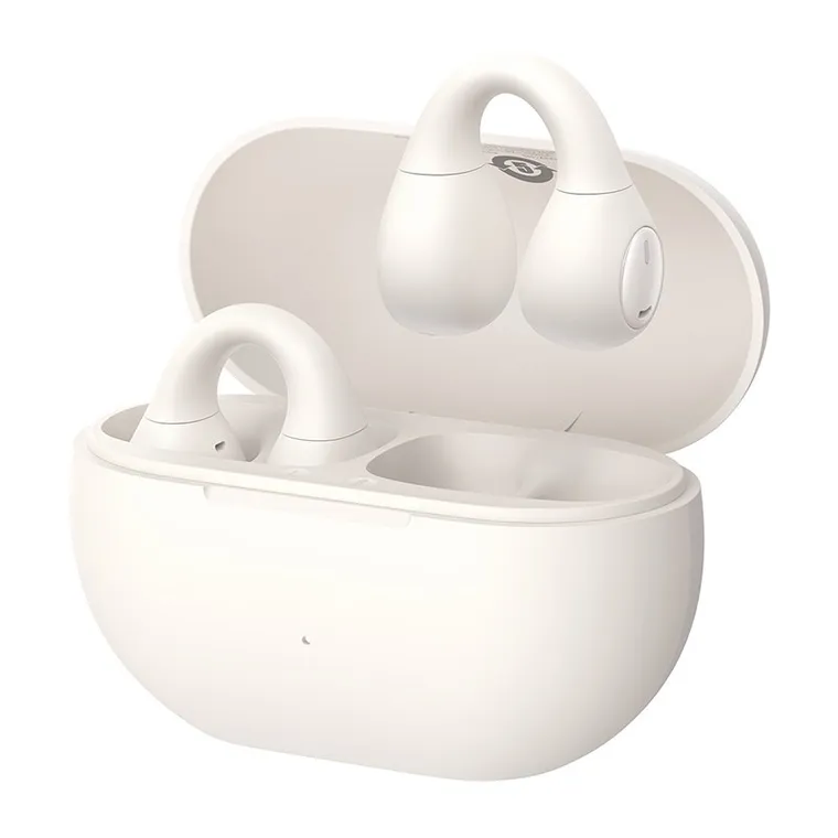 Baseus, słuchawki powietrzne, Bass 15 Clip Open-Ear, biały
