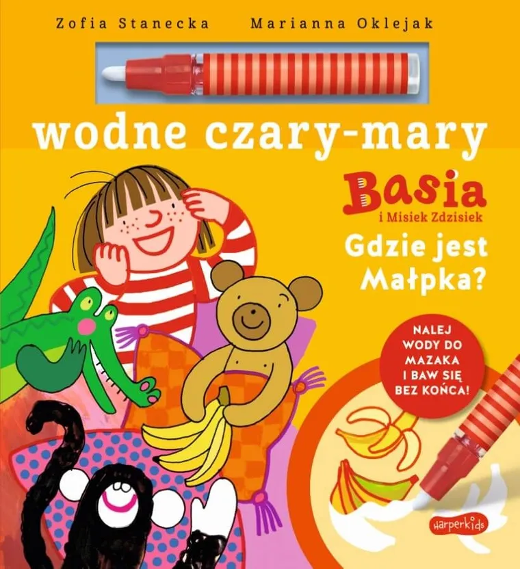Basia i Misiek Zdzisiek. Gdzie jest Małpka? Wodne czary-mary