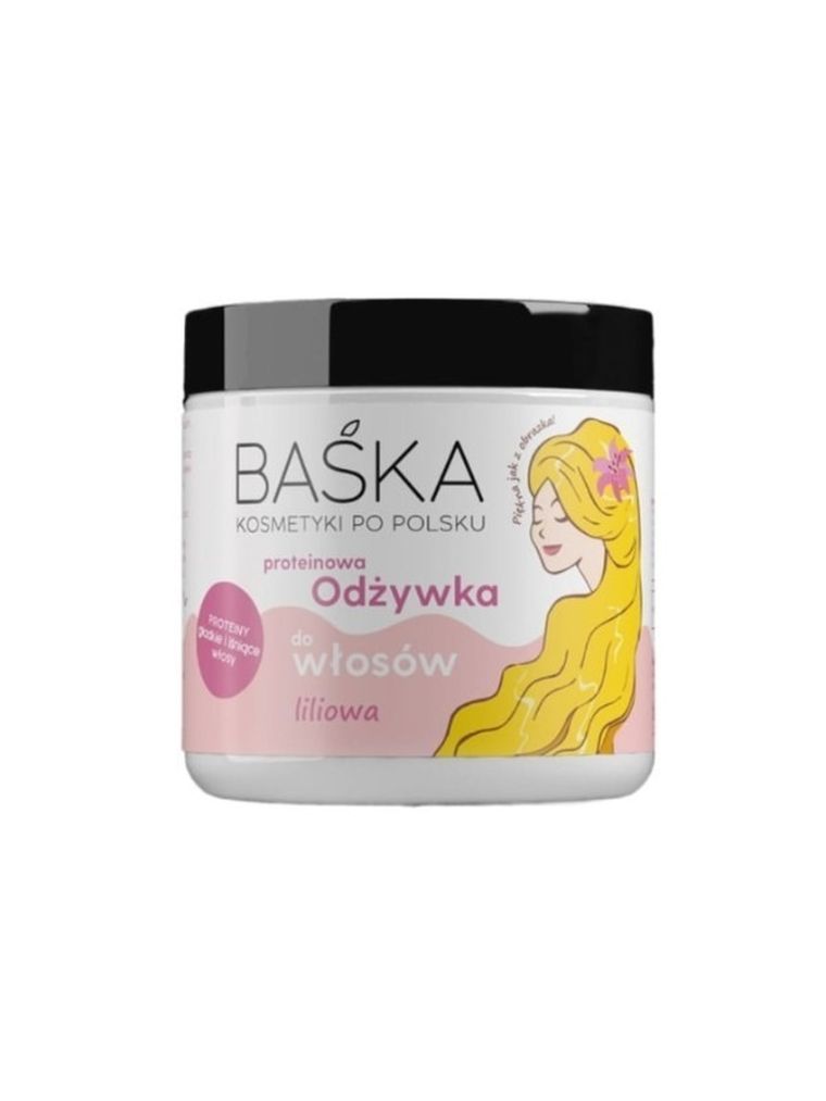 Baśka, emolientowa odżywka do włosów, liliowa, 250 ml