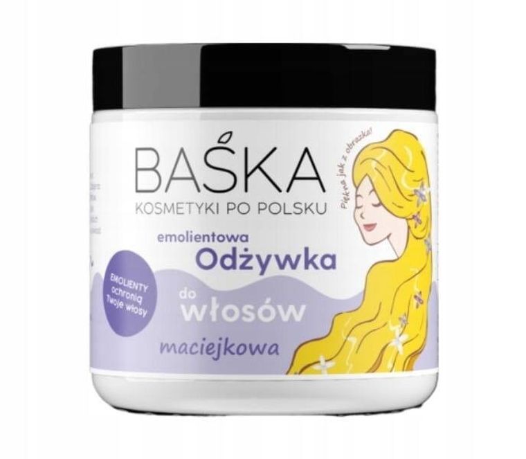Baśka, emolientowa odżywka do włosów, maciejka, 250 ml