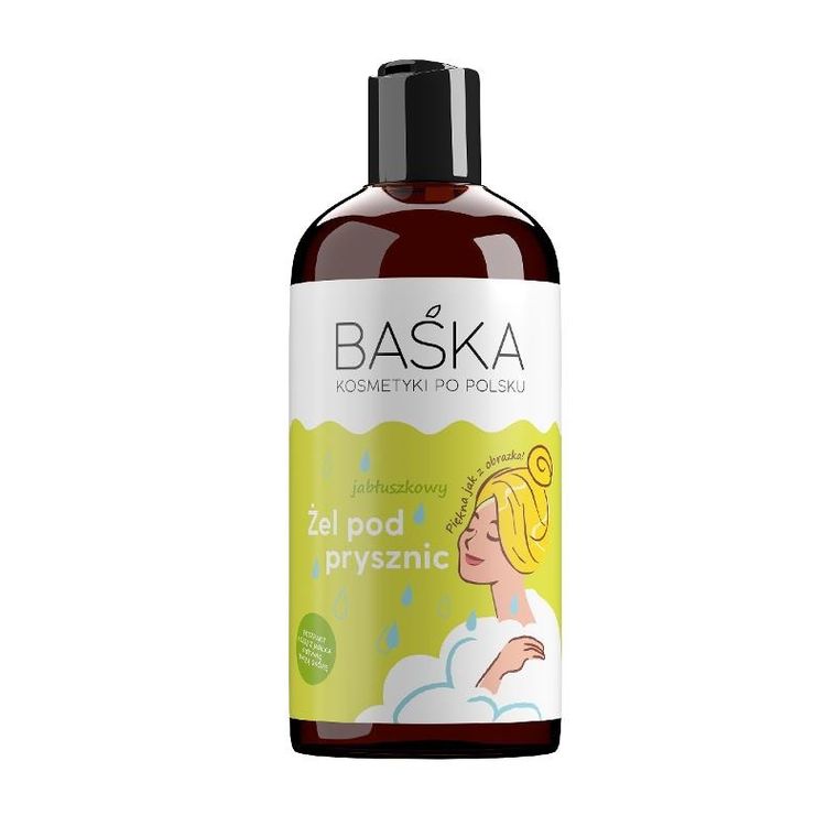 Baśka, Kosmetyki po Polsku, jabłuszkowy żel pod prysznic, 500 ml