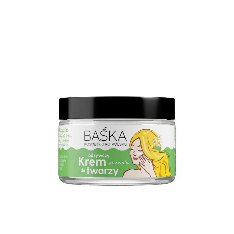 Baśka, krem do twarzy odżywczy, konwalia, 50 ml