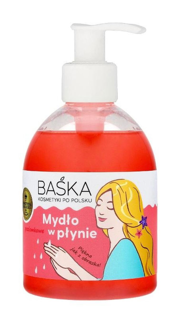 Baśka, mydło w płynie do rąk, poziomka, 250 ml
