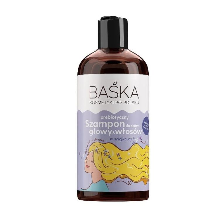 Baśka, prebiotyczny szampon do włosów, maciejkowy, 500 ml