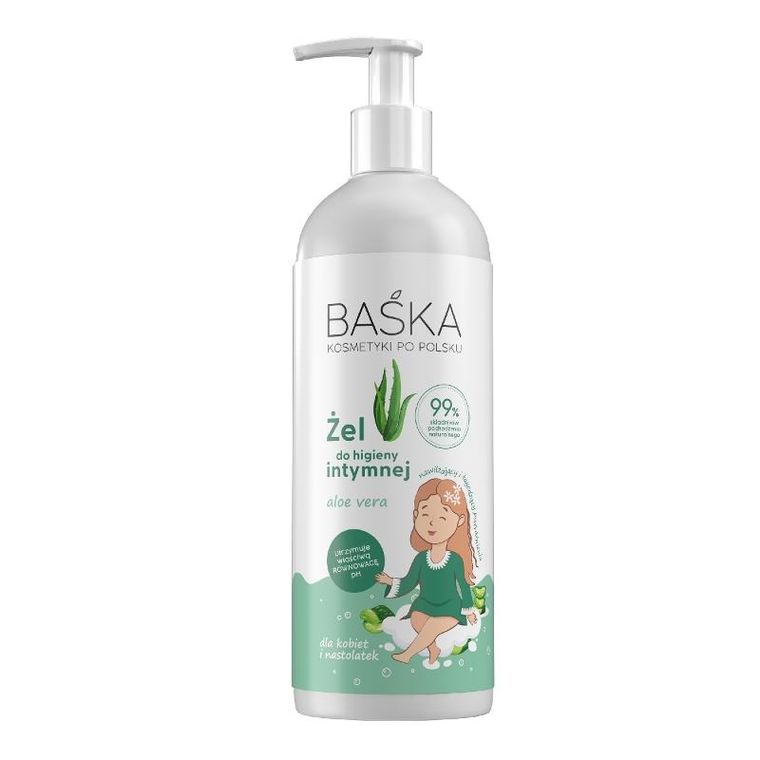 Baśka, żel do higieny intymnej, aloe vera, 400 ml