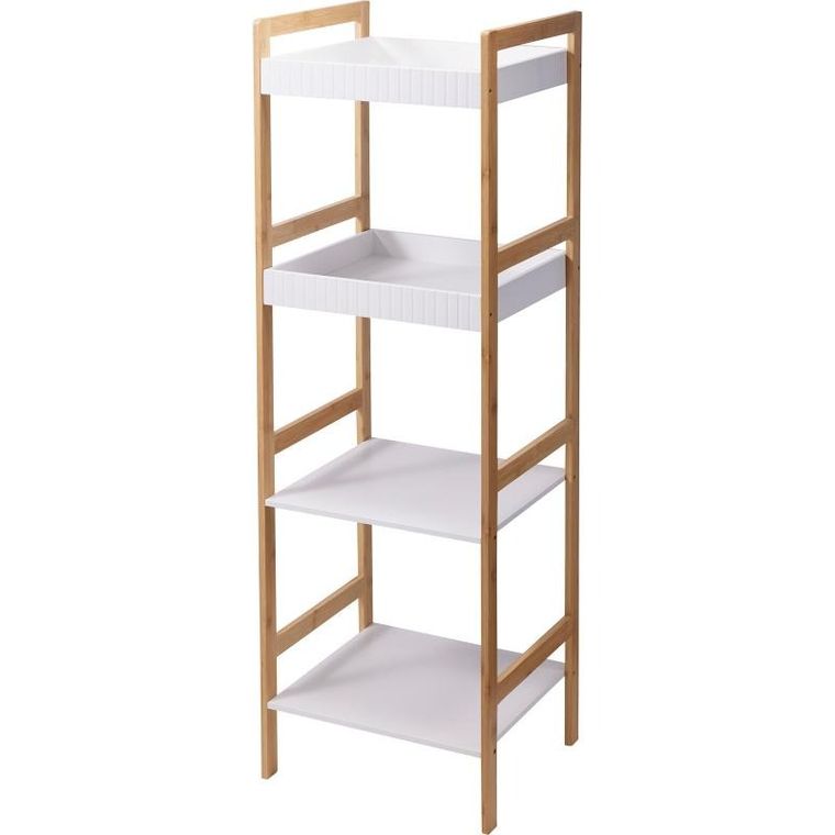 Bathroom Solutions, Forma, słupek łazienkowy, bambusowy, 36-33-110 cm