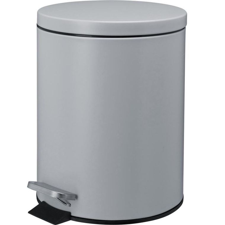 Bathroom Solutions, Noni, kosz na śmieci, metalowy z pokrywą, 5l