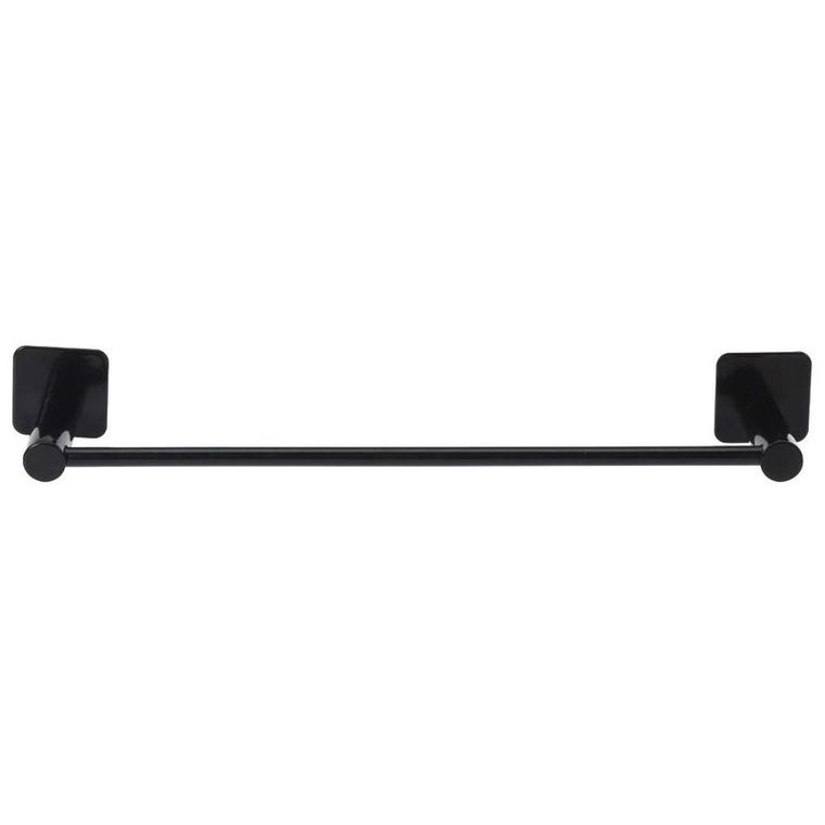 Bathroom Solutions, wieszak na ręczniki stalowy, czarny, 42 cm