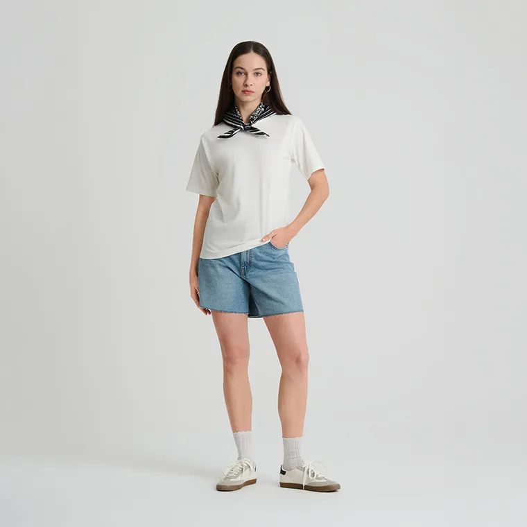 Bawełniany t-shirt basic NOWEAR