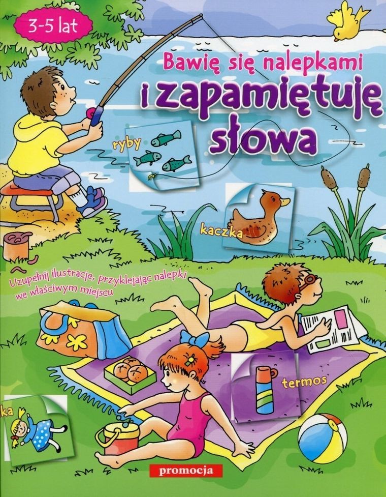 Bawię się nalepkami i zapamiętuję słowa
