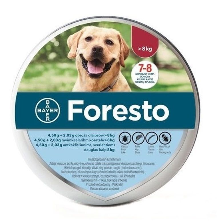 Bayer, Foresto, obroża owadobójcza, 70 cm