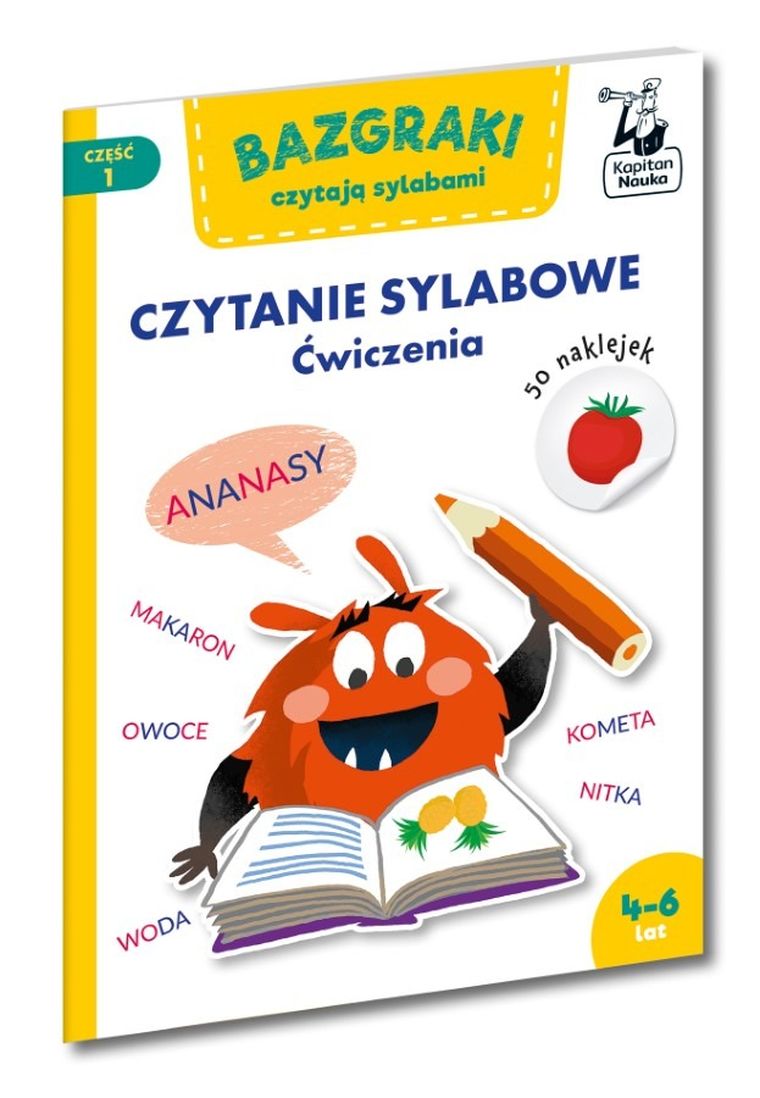 Bazgraki czytają sylabami. Czytanie sylabowe. Ćwiczenia