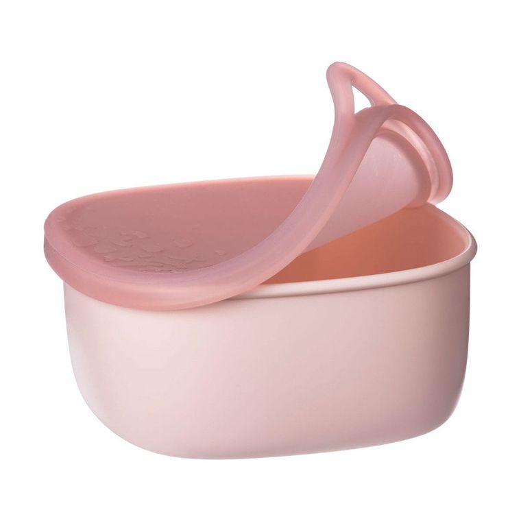 b.box, silikonowy pojemnik z pokrywką do lunchboxa, Berry