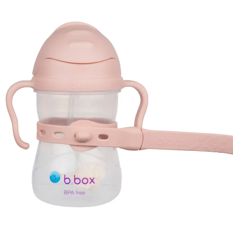 b.box, smycz do bidonu, różowa