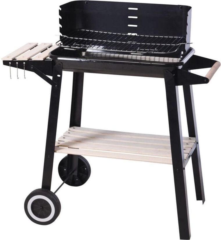 BBQ Line, grill ogrodowy, czarny, 83-45,5-86,5 cm