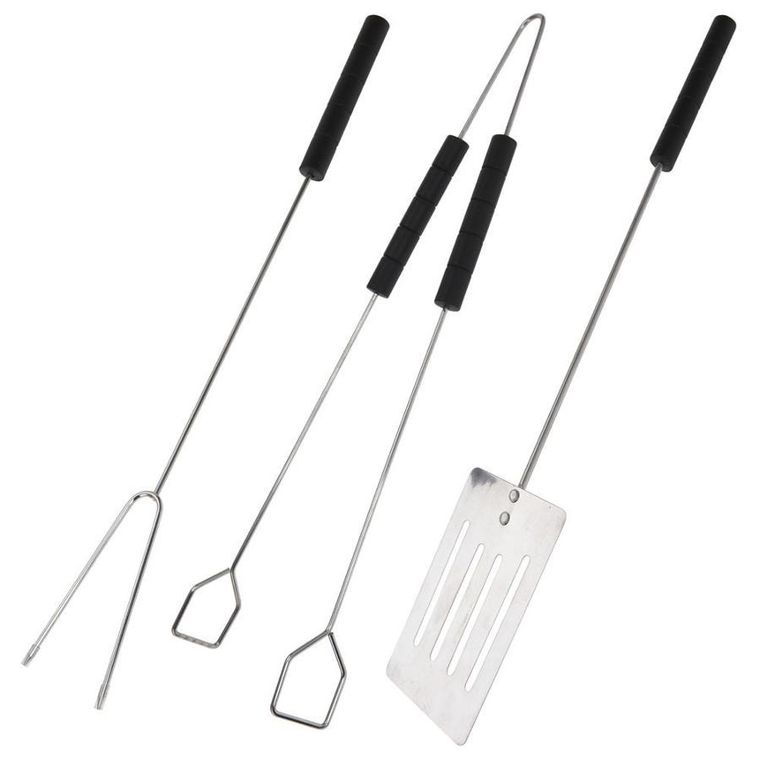 BBQ, zestaw przyborów do grilla, 3 elementy