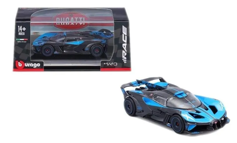 Bburago, Bugatti Bolide, pojazd, black-blue