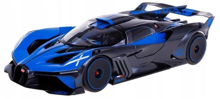 Bburago, Bugatti Bolide, pojazd, metallic black-blue, 1:18