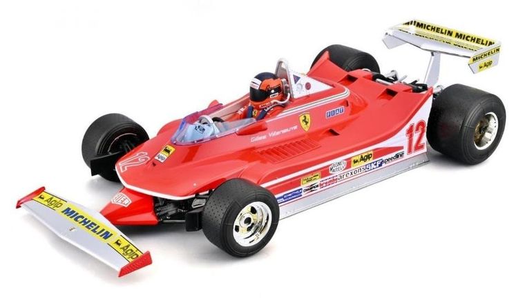 Bburago, Ferrari 312 T4 1979 Gilles Villeneuve, Bolid F1, model pojazdu, 1:18