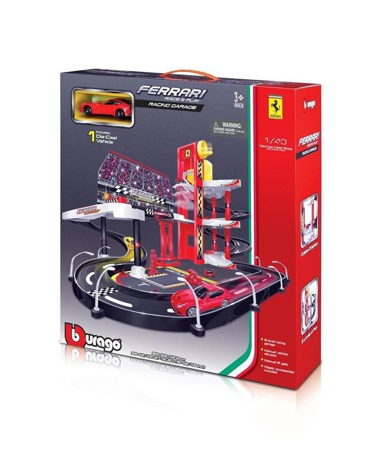 Bburago, Ferrari Racing Garage, pojazd, 1:43