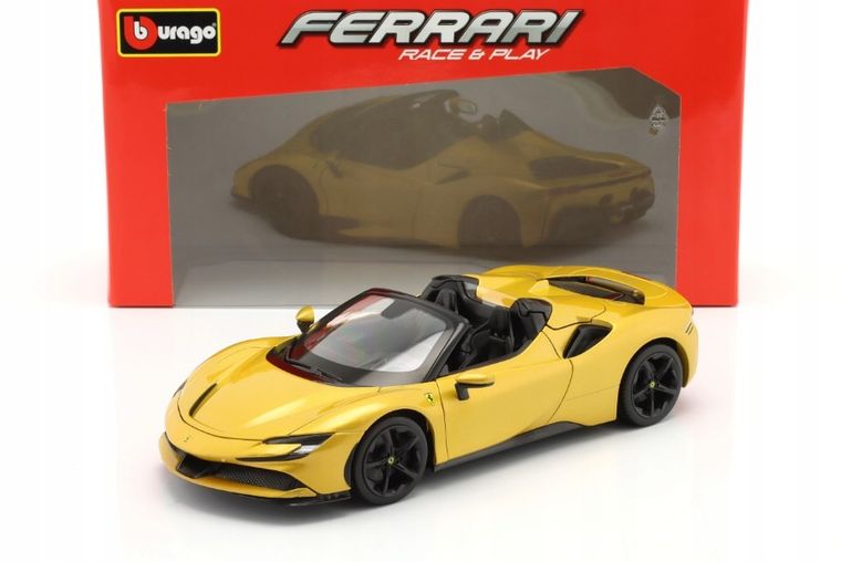 Bburago, Ferrari SF90 Spider, model pojazdu, gold