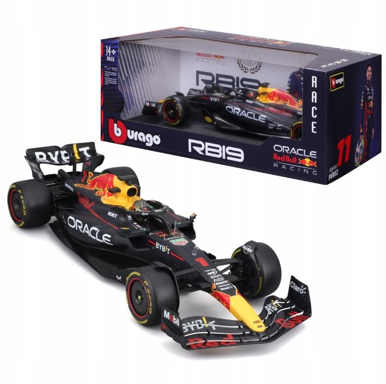 Bburago, Formula F1 Oracle Red Bull Racing RB19, model, 1:18