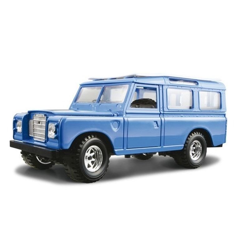 Bburago, Land Rover, niebieski, 1:24