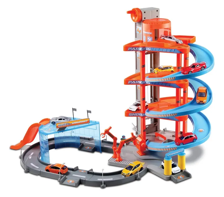 Bburago, Mega Dealer Showroom, parking z akcesoriami