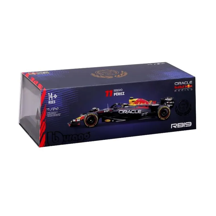 Bburago, Oracle Red Bull RB19 Sergio Perez, Bolid F1, model pojazdu, 1:24