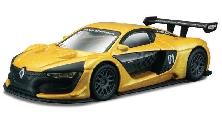 Bburago, Renault Sport, pojazd, Metallic Yellow