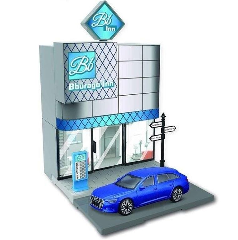 Bburago, Street Fire, City Hotel, hotel z modelem pojazdu, 1:43