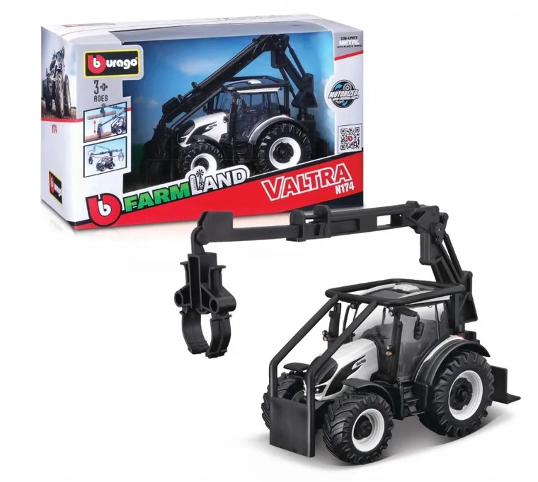 Bburago, Valtra N174, traktor z kłodami