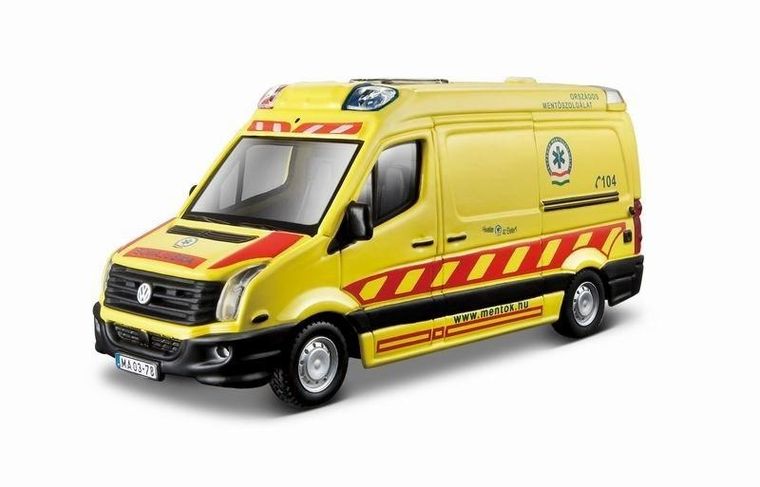 Bburago, Volkswagen Crafter, ambulans, model, pojazd, 1:50
