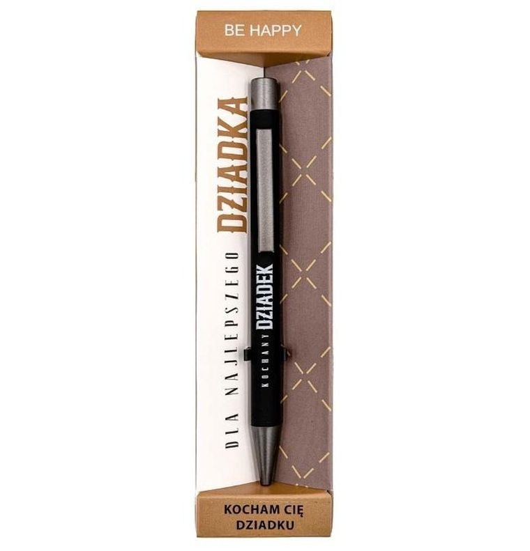 Be Happy, długopis prezentowy, Kochany Dziadek