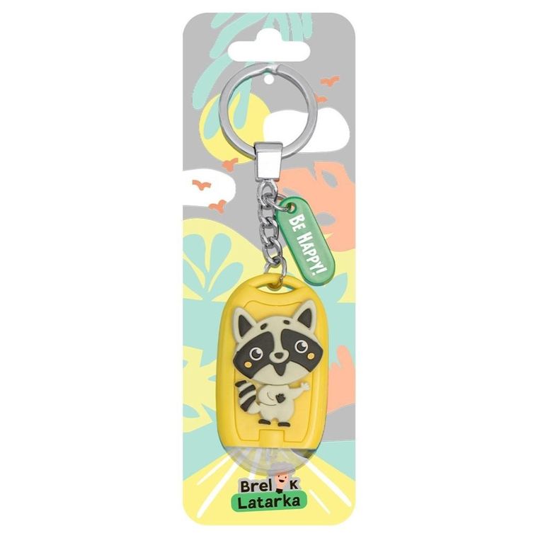 Be-Happy Gifts, brelok 3D z latarką, Be Happy!