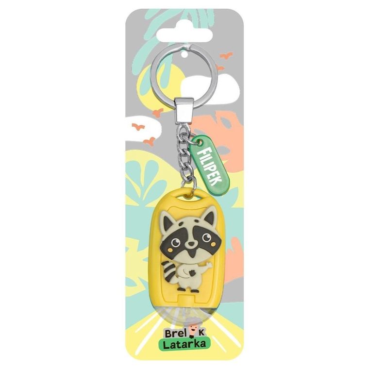 Be-Happy Gifts, brelok 3D z latarką, Filipek