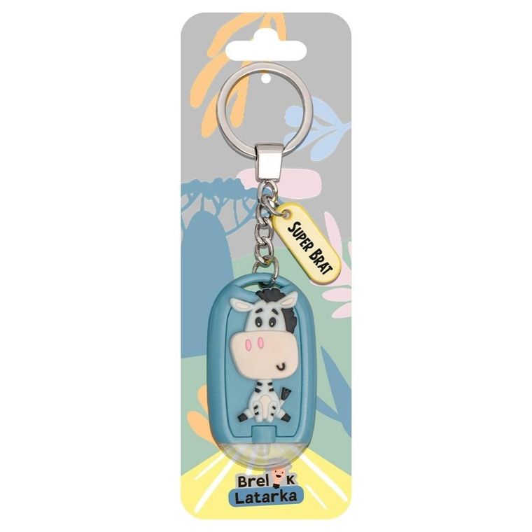 Be-Happy Gifts, brelok 3D z latarką, Super Brat