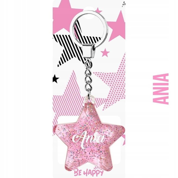 Be-Happy Gifts, brelok gwiazdka, Ania