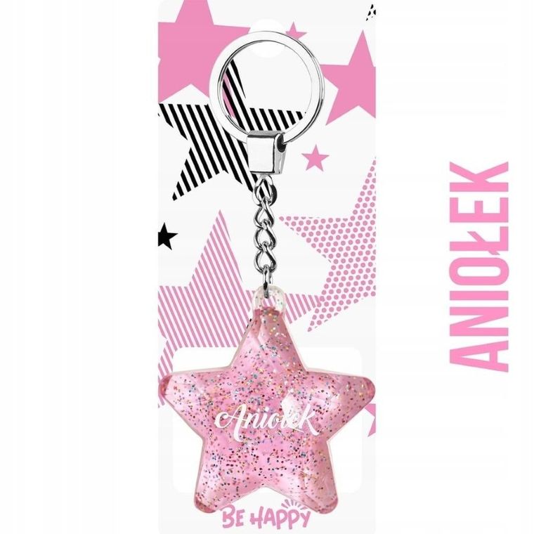 Be-Happy Gifts, brelok gwiazdka, Aniołek