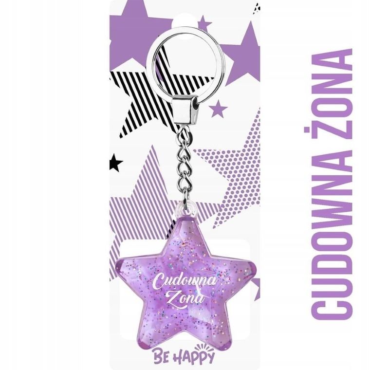 Be-Happy Gifts, brelok gwiazdka, Cudowna Żona