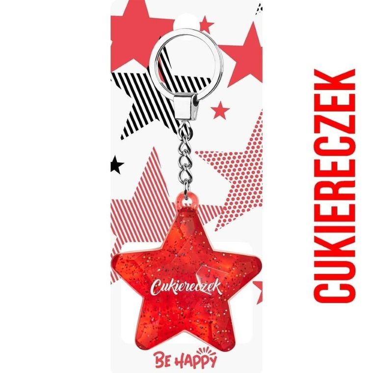 Be-Happy Gifts, brelok gwiazdka, Cukiereczek