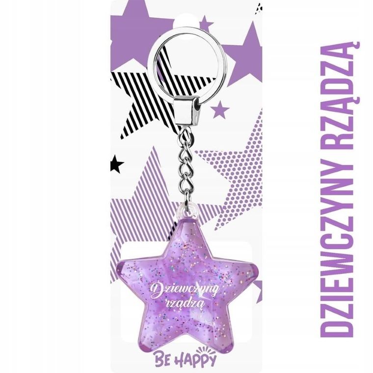 Be-Happy Gifts, brelok gwiazdka, Dziewczyny Rządzą