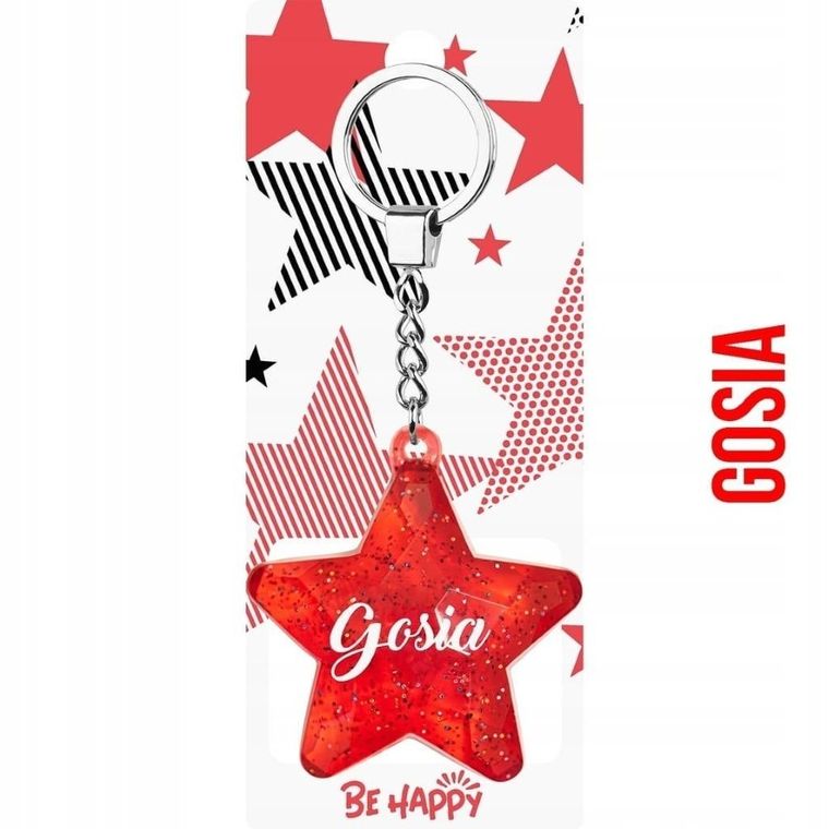 Be-Happy Gifts, brelok gwiazdka, Gosia