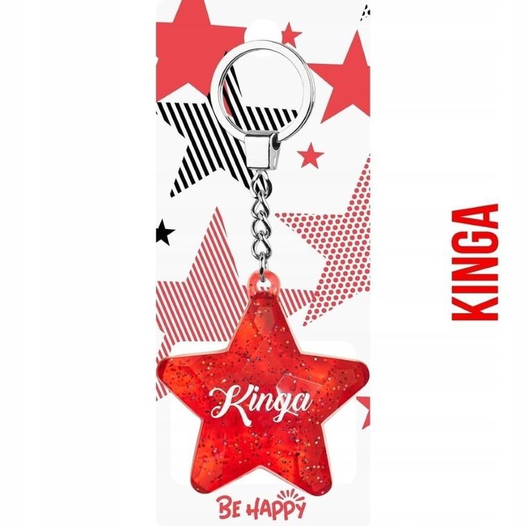 Be-Happy Gifts, brelok gwiazdka, Kinga
