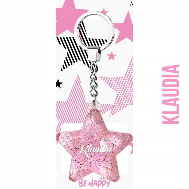 Be-Happy Gifts, brelok gwiazdka, Klaudia